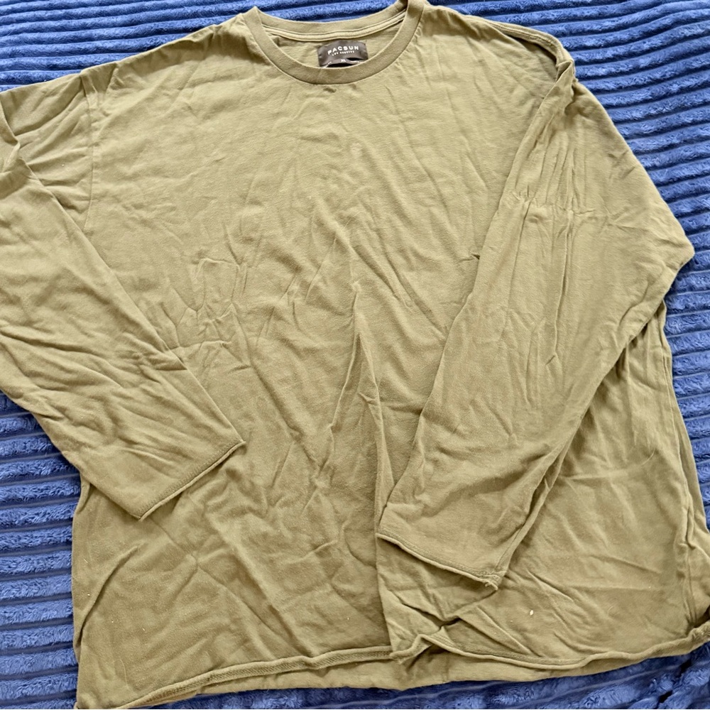 PacSun Olive Long Sleeve Tee